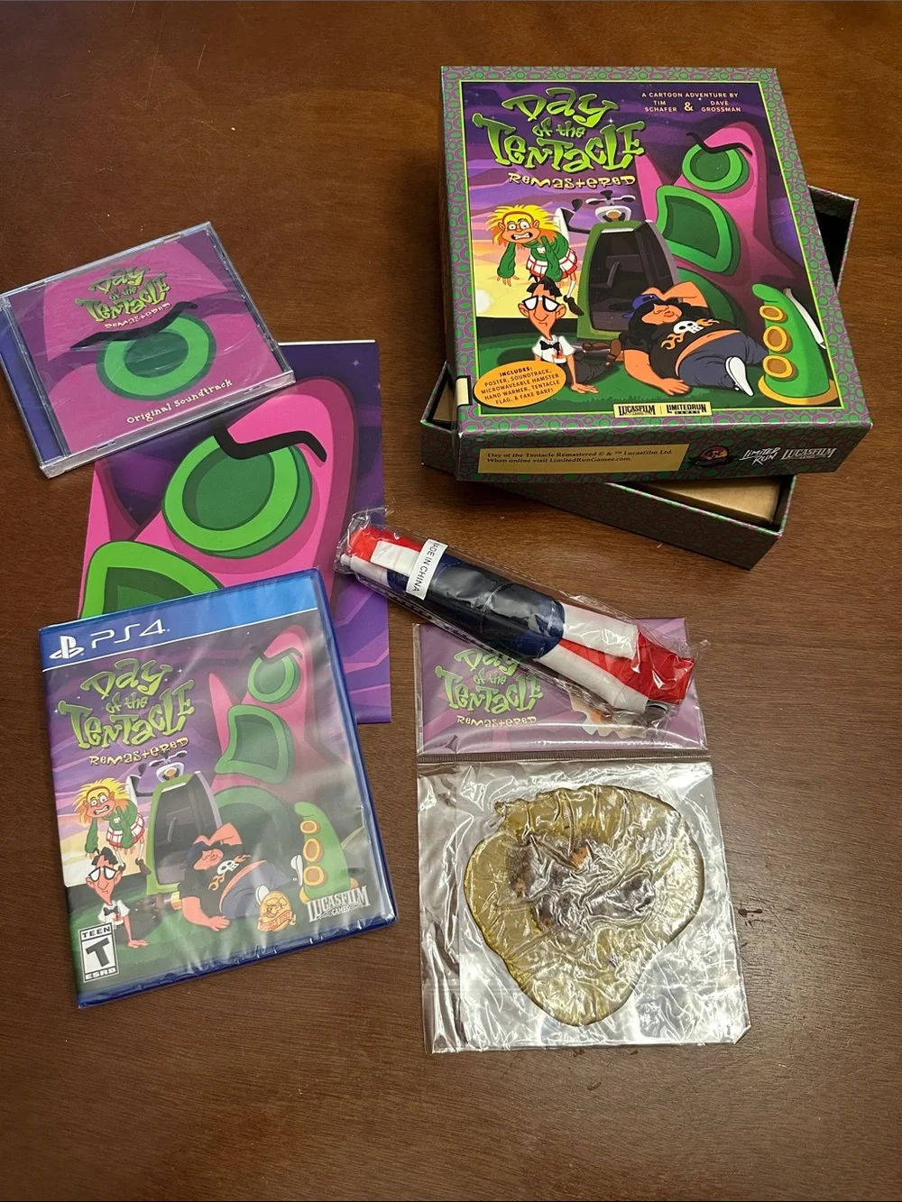 Day of the Tentacle Remastered Collector’s Edition PS4 Limited Run Lucasfilm